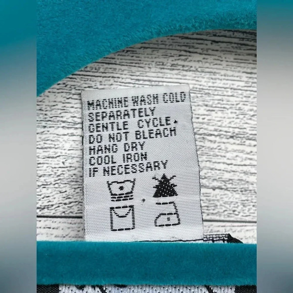 KOOS OF COURSE Blue and Purple Mixed Pattern Robe/Duster medium - Picture 4 of 8